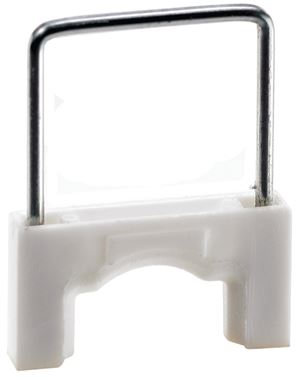 Gardner Bender MPS-2100 Cable Staple, 3/8 in W Crown, 7/8 in L Leg, Metal/Plastic