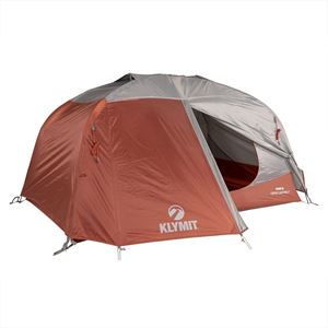 Klymit Cross Canyon 09C2RD01B Camping Tent, 2 Person, 2 -Door, 40D Polyester Mesh/68D Polyester Taffeta/75D Polyester