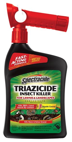 Spectracide Triazicide HG-95830 Insect Killer, Liquid, Spray Application, 32 oz