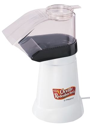 Presto Orville Redenbacher's Series 04821 Popcorn Popper, 4 oz Kernel, 1475 W, White