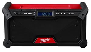 Milwaukee 2890-20 Jobsite Radio, 18 V, 1.5 to 5 Ah, 10-Channel, Includes: Cable