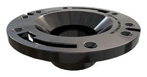 Oatey 43508 Closet Flange, 3 in Connection, ABS, Black, For: 3 in SCH 40 DWV Pipes