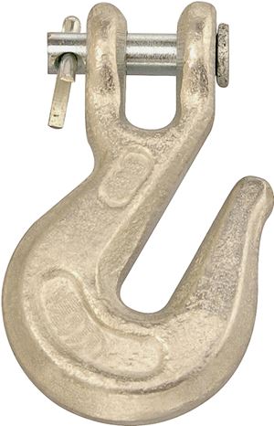 Campbell T9501524 Clevis Grab Hook, 5/16 in, 3900 lb Working Load, 43 Grade, Steel, Zinc