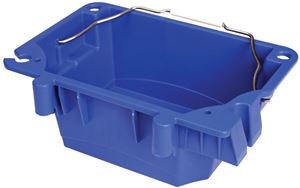 Werner AC52-UB Utility Bucket, Lock-in, Stepladder, Plastic/Polymer, Blue, Pack of 3