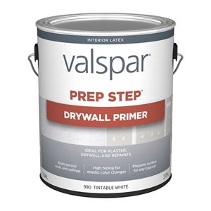 Valspar 044.0000990.007 Primer, White, 1 gal, Can, Pack of 4