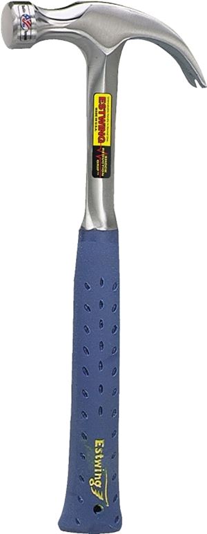 Estwing E3-12C Hammer, 12 oz Head, Curved Claw Head, Steel Head, 11 in OAL