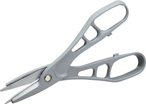 Malco Andy Snip M12N/M12 Pattern Snip, 12 in OAL, 3 in L Cut, Straight Cut, Steel Blade, Loop Handle, Gray Handle