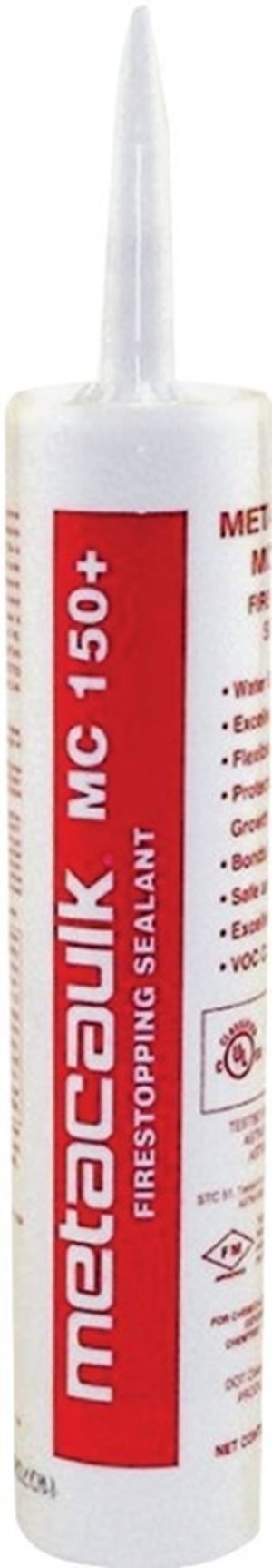 Metacaulk MC 150+ Series 66383 Firestop Sealant, Red, 40 to 120 deg F, 30 oz Cartridge