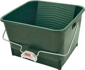Wooster 8616 Paint Roller Bucket, 4 gal, Polypropylene, Green, Comfort-Grip Handle