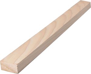 ALEXANDRIA Moulding 0Q1X2-27036C Hardwood Board, 3 ft L Nominal, 2 in W Nominal, 1 in Thick Nominal