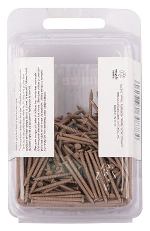 ProSource NTP-079-PS Panel Nail, 16D, 1 in L, Steel, Painted, Flat Head, Ring Shank, Oak, 171 lb, Pack of 5