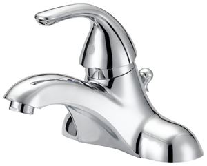 Boston Harbor F4510022CP-1 Lavatory Faucet, 1.2 gpm, 1-Faucet Handle, 3-Faucet Hole, Metal/Plastic, Chrome Plated