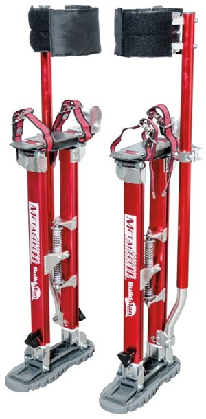 Metaltech I-BMDS2440 Drywall Stilt, 225 lb, 24 in Min H, 40 in Max H, Aluminum