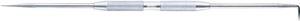 General 80C Fixed Scriber, Bent/Straight Tip, Steel Tip, 8-1/2 in OAL, Knurled Handle