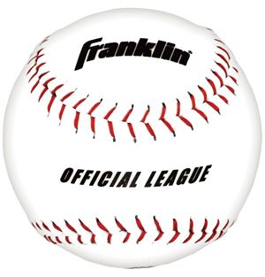 Franklin Sports 1532 Baseball, 9 in Dia, Cork/Rubber, Orange/White