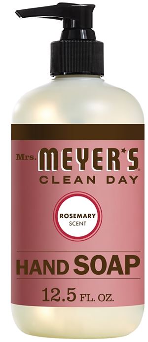 Mrs. Meyer's 17450 Hand Soap, Liquid, Rosemary, 12.5 oz