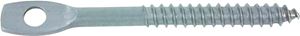 Toolpro 05015 Eye Lag Screw, 3 in L, Carbon Steel, Zinc, 100