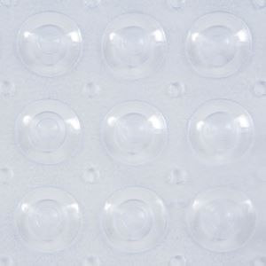 Kenney KN61292 Bath Mat, 31 in L, 15 in W, Vinyl, Clear