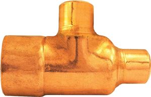 Elkhart Products 111R Series 32838 Reducing Pipe Tee, 1 x 3/4 x 3/4 in, Sweat, Copper
