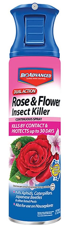 BioAdvanced 701330A Rose and Flower Insect Killer, Liquid, Spray Application, 15.7 oz Can