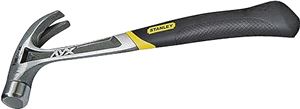 STANLEY 51-162 Nailing Hammer, 16 oz Head, Curved Claw Head, Steel Head, 13-1/8 in OAL