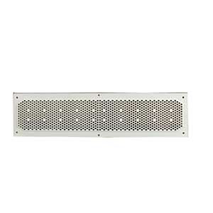 Canplas 641604 Soffit Vent, 15.94 in L, 3.98 in W, 18.6 sq-in Net Free Ventilating Area, Plastic, White