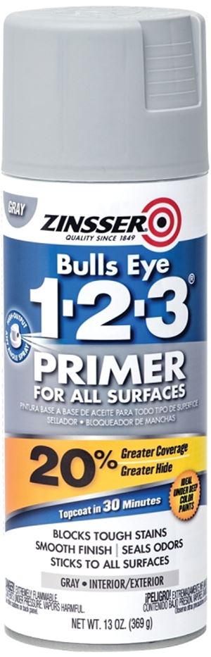 Zinsser 290971 Primer, Gray, 13 oz