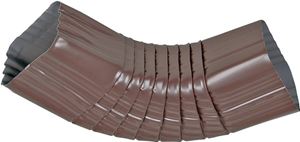 Amerimax 2526519 Gutter Side Elbow, Aluminum, Brown