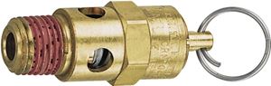 Tru-Flate 21-707 Safety Valve, 1/4 in, Brass Body