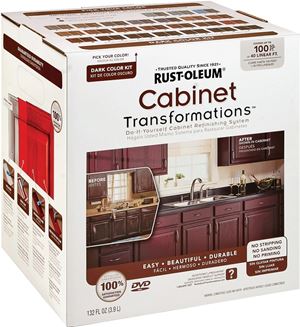 Rust-Oleum 258240 Cabinet Paint, Dark, 100 sq-ft Coverage Area