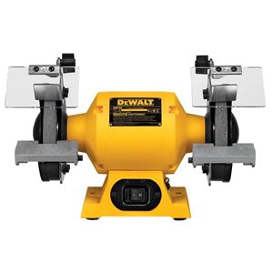 DEWALT DW756 Bench Grinder, 120 V, 4 A, 1/2 in Arbor/Spindle, 6 in Dia Wheel, 3450 rpm Speed