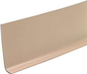 M-D 75259 Wall Base, 4 ft L, 4 in W, Vinyl, Beige, Pack of 18