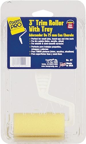 Foampro 97 Roller and Tray Kit, Trim, Plastic