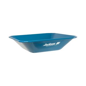 Jackson 1MP Mortar Pan, 3 cu-ft, 29-1/2 in L, 29-1/2 in W, 7 in H, Steel, Blue