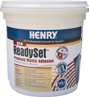 Henry 12256 Mastic Adhesive, Off-White, 1 gal, Container