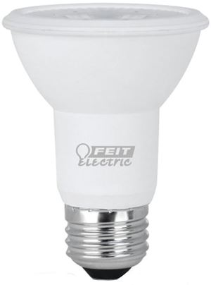 Feit Electric PAR20/SP/LEDG10 LED Lamp, Flood/Spotlight, PAR20 Lamp, 50 W Equivalent, E26 Lamp Base, Dimmable