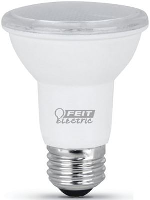 Feit Electric PAR2050/850/10KLE LED Lamp, Flood/Spotlight, PAR20 Lamp, 50 W Equivalent, E26 Lamp Base, 5000 K Color Temp