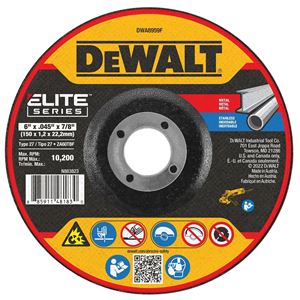 DEWALT ELITE Series DWA8959F Cutting Wheel, 6 in Dia, 0.045 in Thick, 7/8 in Arbor, Ceramic Abrasive