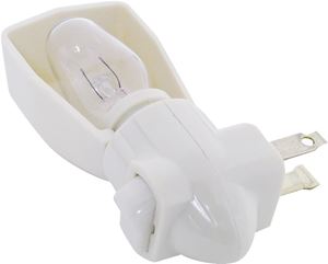 Eaton Wiring Devices BP850V Night Light, 15 A, 125 V, 4 W, Incandescent Lamp, Ivory Light, Plastic Fixture