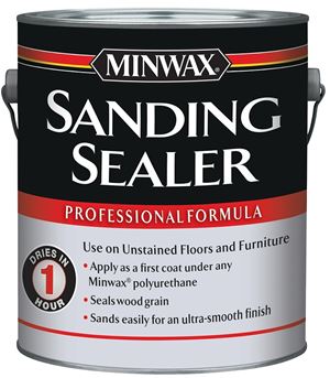 Minwax 157000000 Sanding Sealer, Cream, Liquid, 1 gal, Can