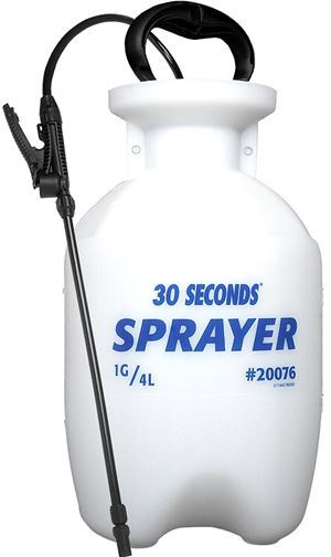 30 Seconds 30SS Tank Sprayer, 1 gal, Spray Bottle, White