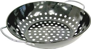 GrillPro 98130 Round Topper, Wok, Porcelain Enamel-Coated