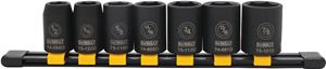 DEWALT DWMT74452OSP Socket Set, Includes: 1/2 in, 9/16 in, 5/8 in, 11/16 in, 13/16 in and 7/8 in Sockets