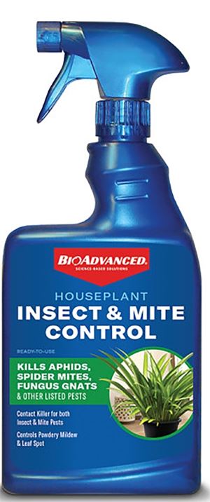 BioAdvanced 800100B RTU Houseplant Insect and Mite Control, Liquid, Spray Application, Indoor, 24 oz