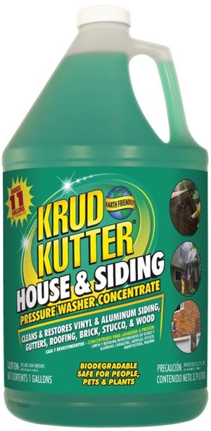 Krud Kutter HS014 House and Siding Cleaner, Liquid, Mild, 1 gal, Bottle