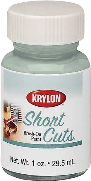 Krylon KSCB004 Craft Enamel Paint, High-Gloss, Chrome, 1 oz, Bottle, Pack of 6