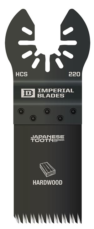 Imperial Blades ONE FIT IBOA220-25 Oscillating Tool Blade, 1-1/4 in, High Carbon Steel