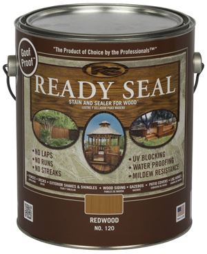 Ready Seal 120 Stain and Sealer, Redwood, 1 gal, Can, Pack of 4