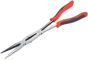 Crescent PSX200C Nose Plier, 13.46 in OAL, 4 in Jaw Opening, Black/Red Handle, Comfort-Grip Handle, 2-3/4 in L Jaw