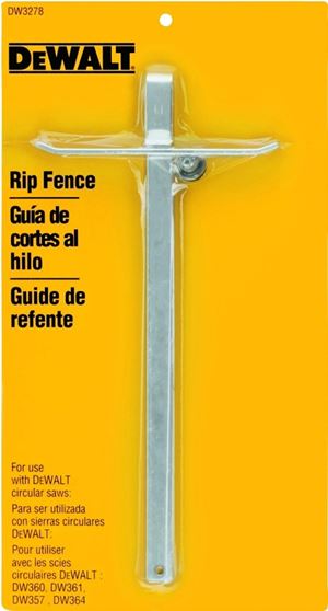 DEWALT DW3278 Rip Fence, 12-1/2 in L, 5-3/8 in W, Steel